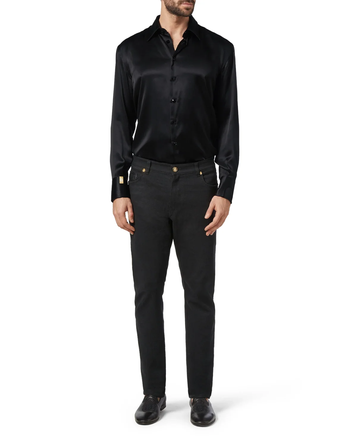 Shirt Gold Cut LS Flavio/Watch Original, цвет: Черный