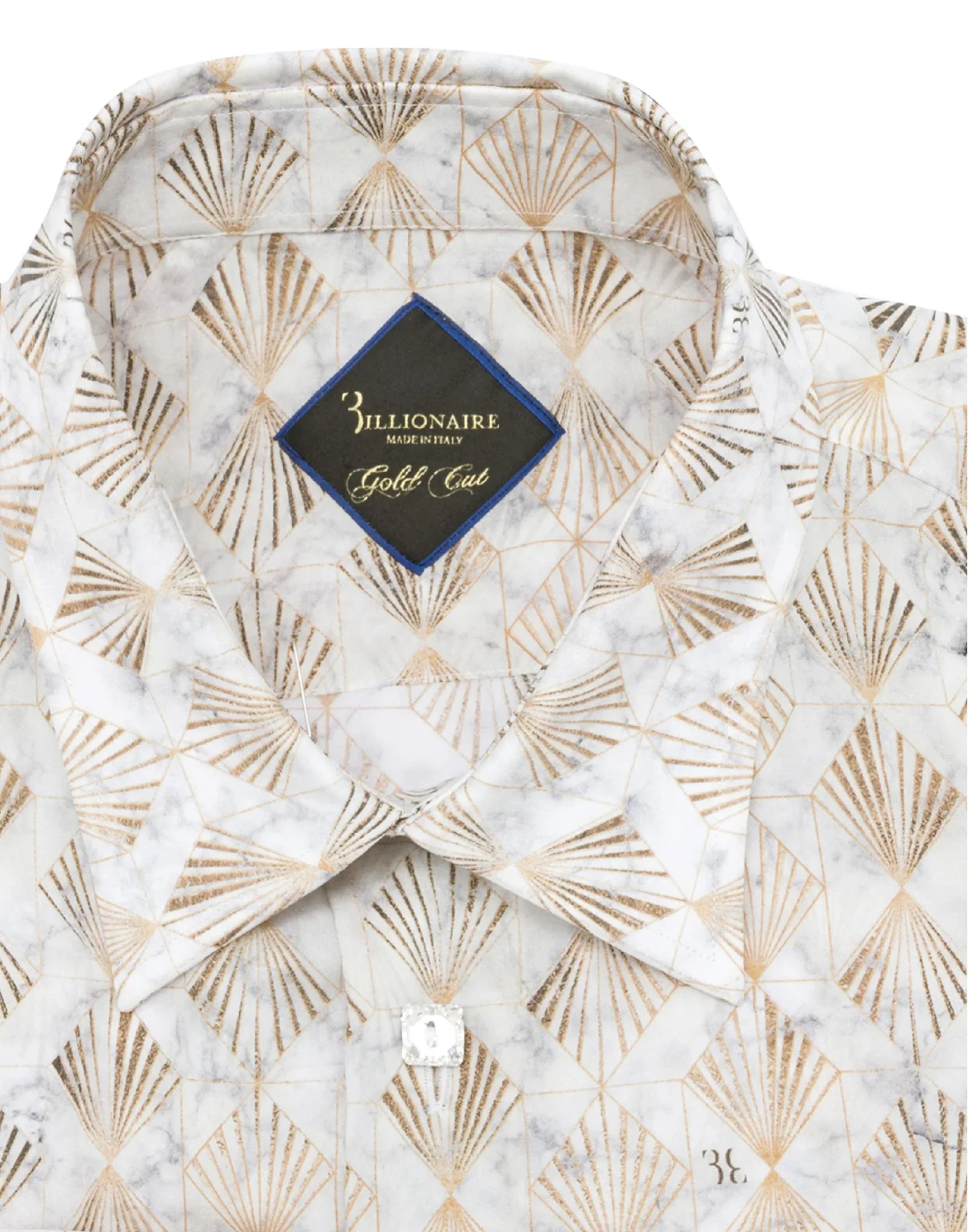 Shirt Silver Cut LS Milano/Watch Geometric, цвет: Белый