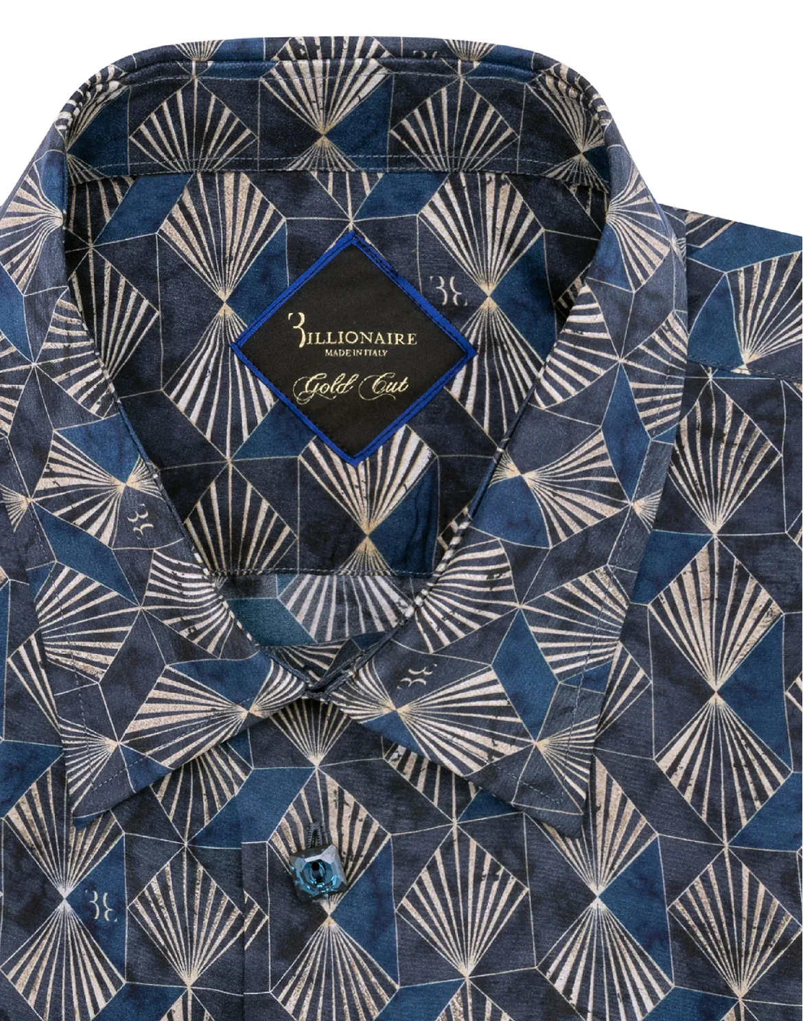 Shirt Silver Cut LS Milano/Watch Geometric, цвет: Синий