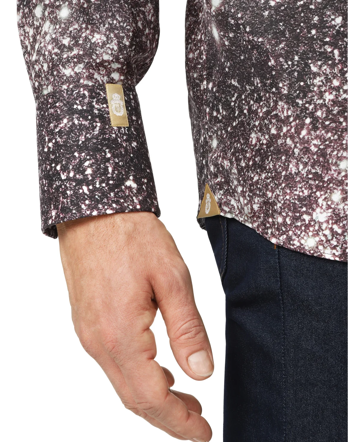 Shirt Gold Cut LS Flavio/Watch Crystal, цвет: Красный