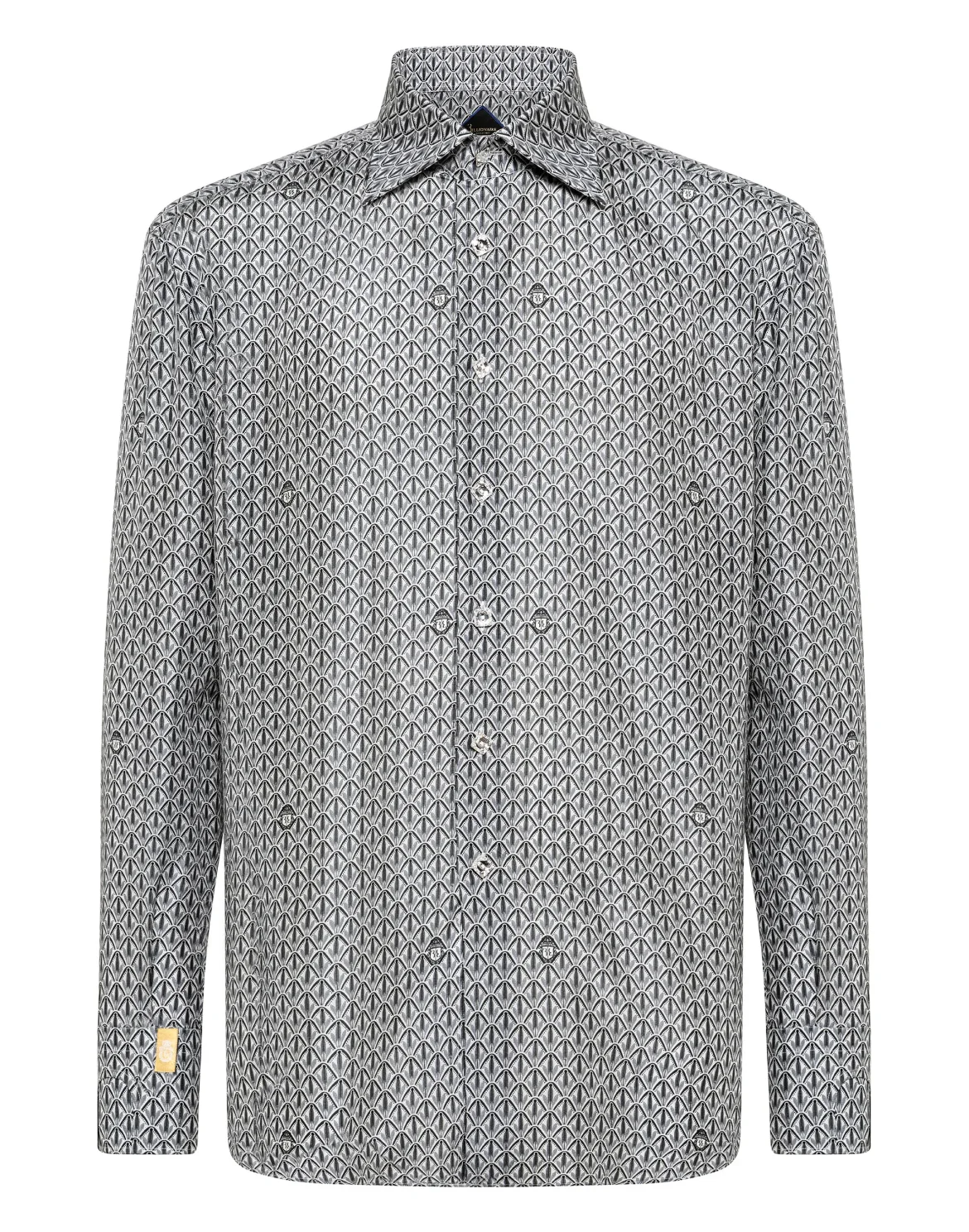 Shirt Gold Cut LS Flavio/Watch Flowers, цвет: Черный