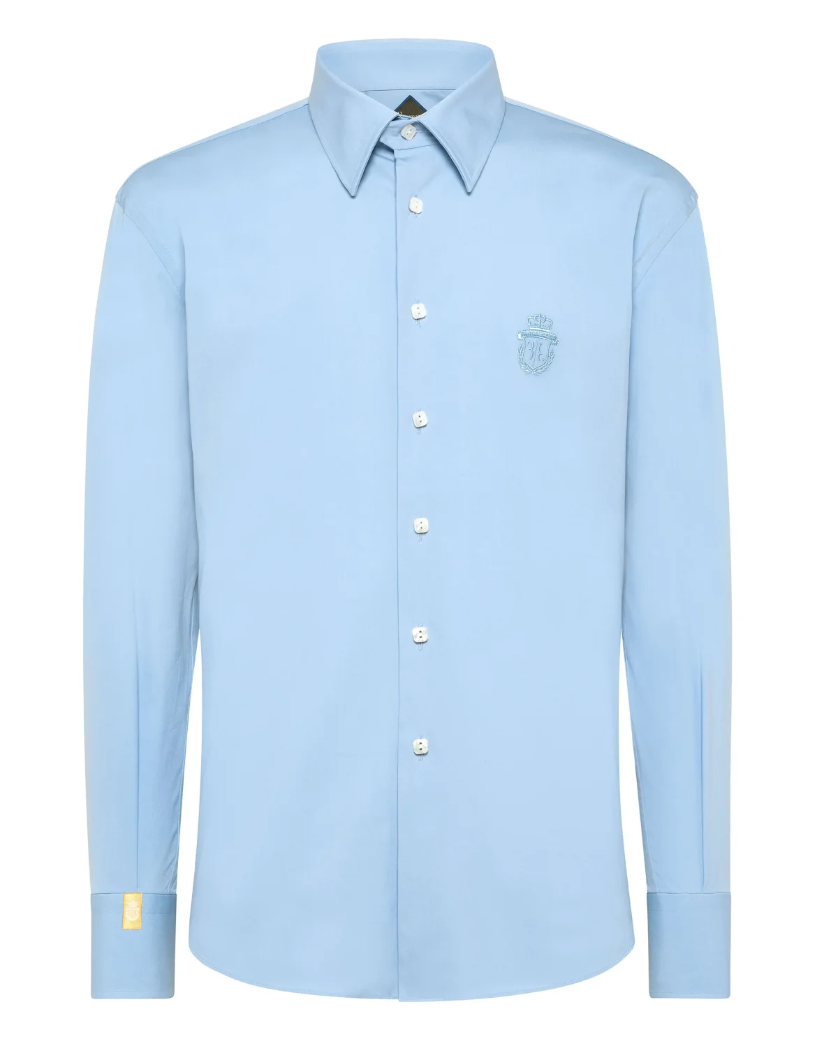 Shirt Gold Cut LS Milano/Multi Crest, цвет: Голубой