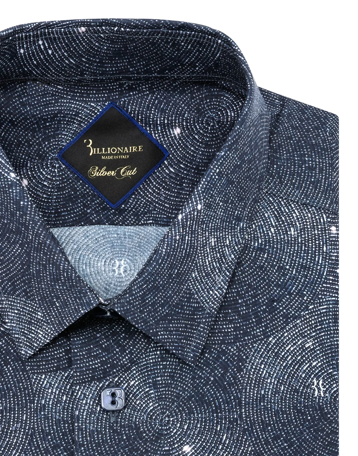 Shirt Gold Cut LS Crystal/Multi Geometric, цвет: Синий
