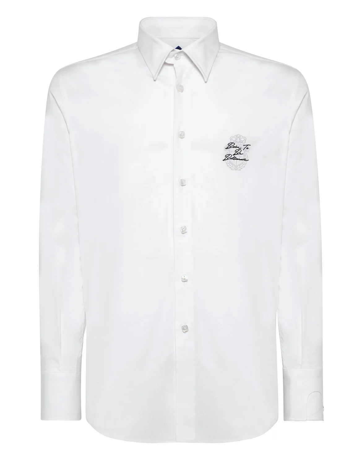 Shirt Silver Cut LS Milano/Watch Crest, цвет: Белый