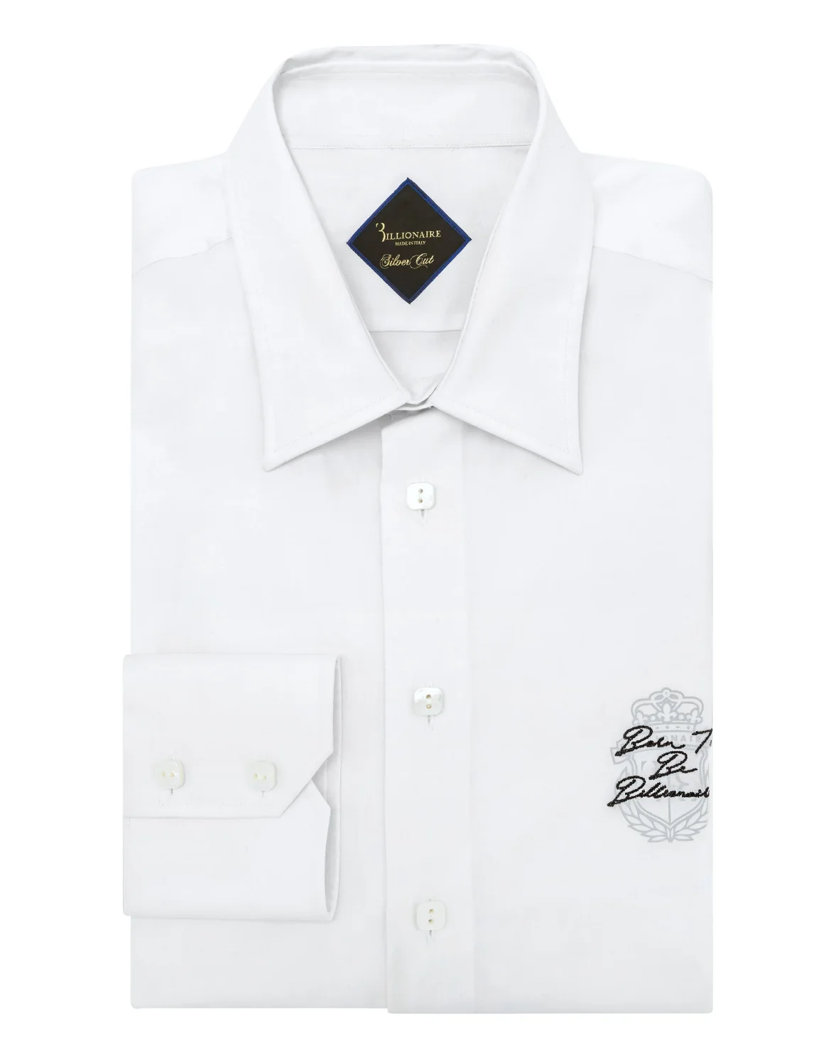 Shirt Silver Cut LS Milano/Watch Crest, цвет: Белый