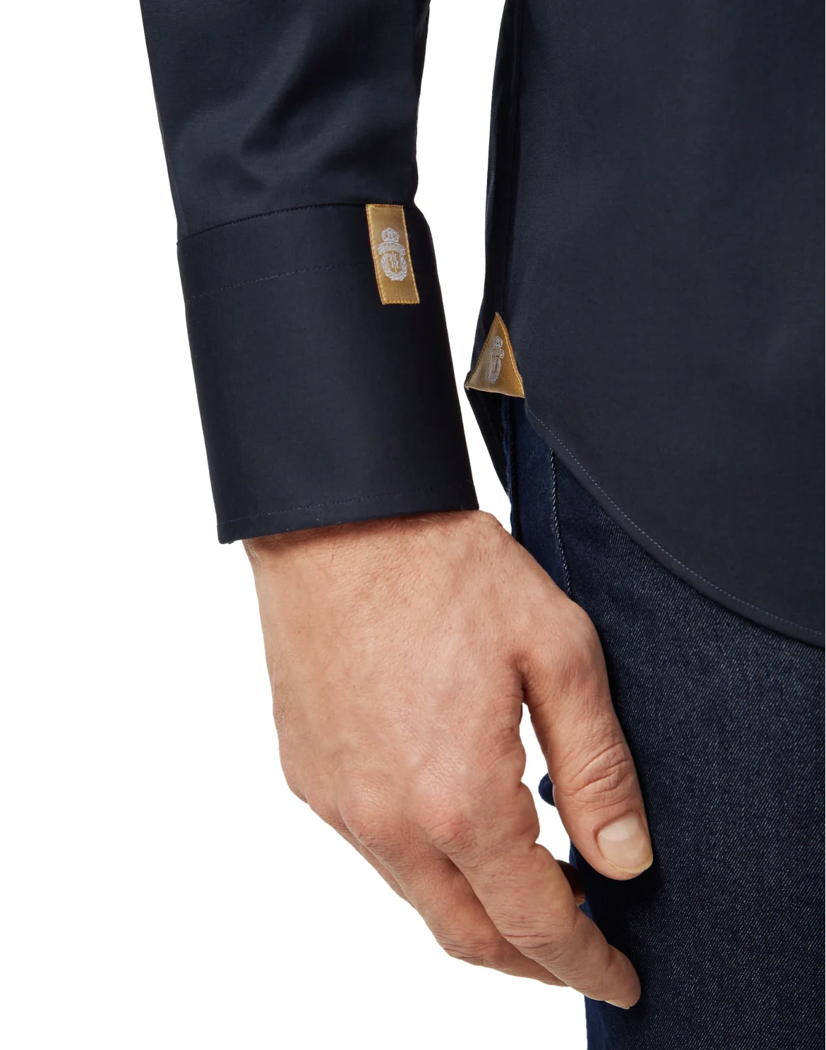 Shirt Silver Cut LS Milano/Watch Crest, цвет: Синий