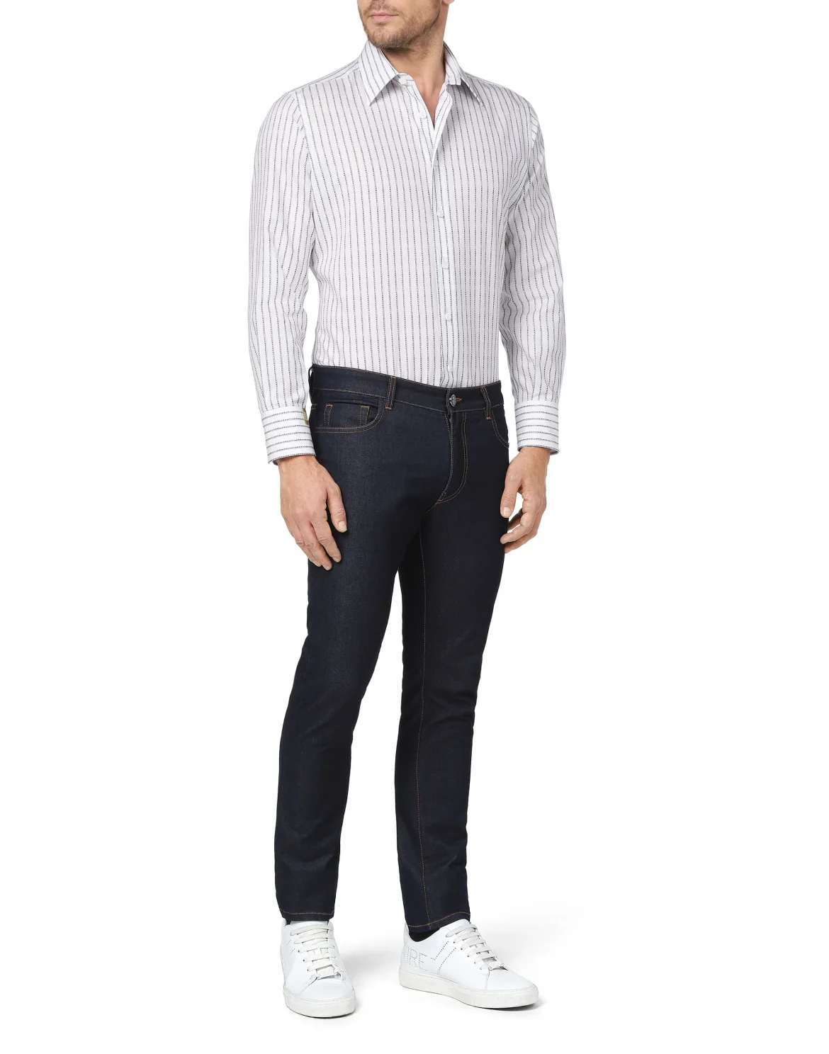 Shirt Silver Cut LS Milano/Watch Statement, цвет: Белый