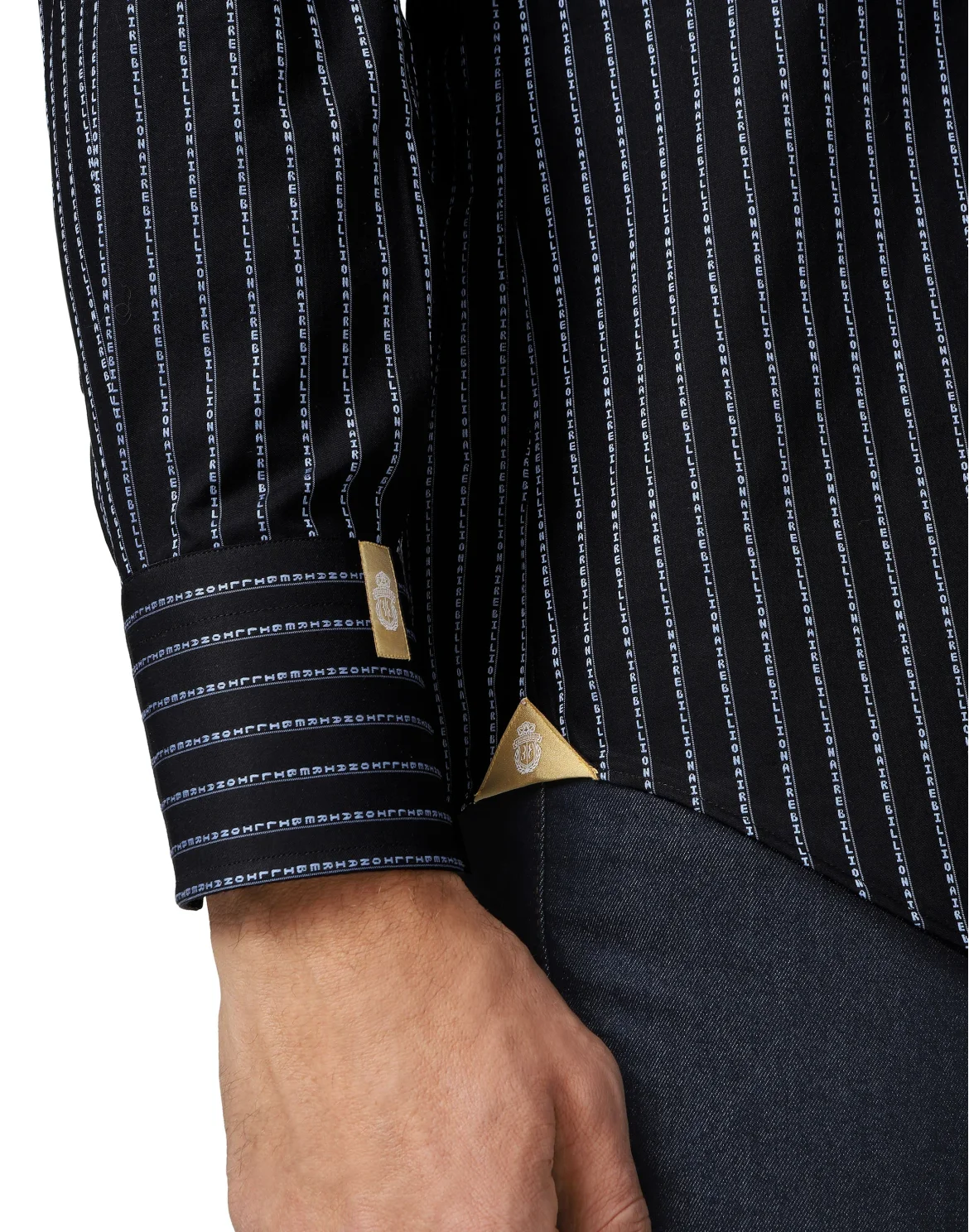 Shirt Silver Cut LS Milano/Watch Statement, цвет: Черный