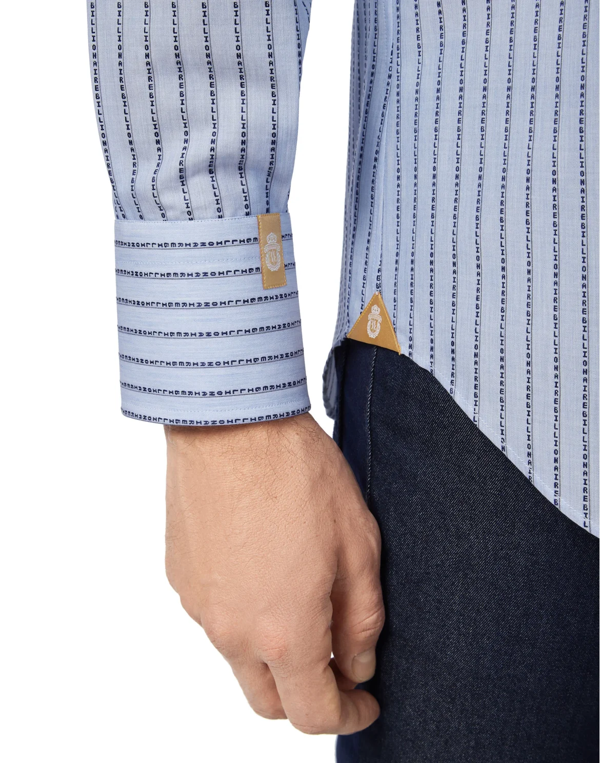 Shirt Silver Cut LS Milano/Watch Statement, цвет: Синий