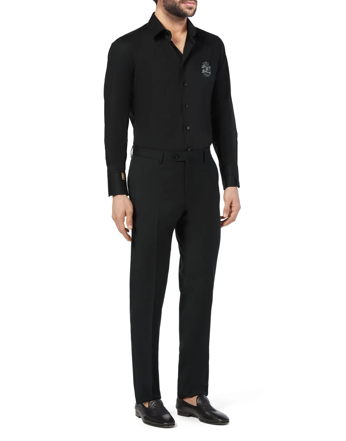 Long Trousers Regular Fit Crest, цвет: Черный