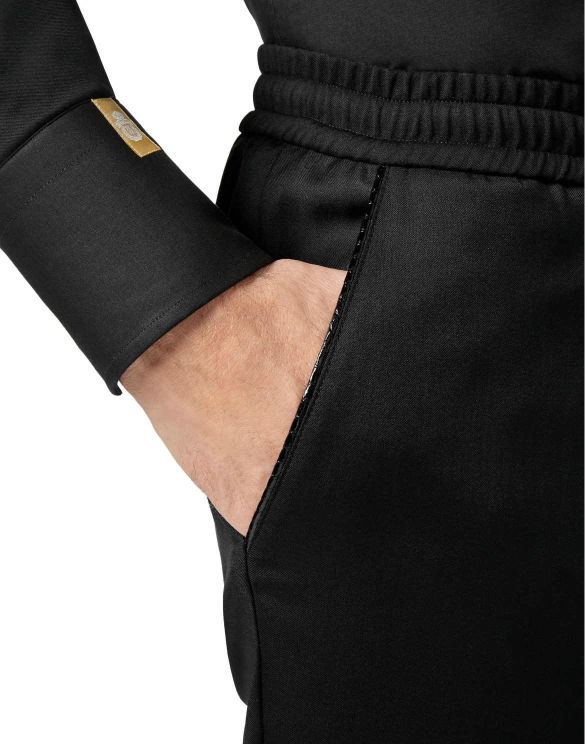 Slim Trousers Luxury, цвет: Черный