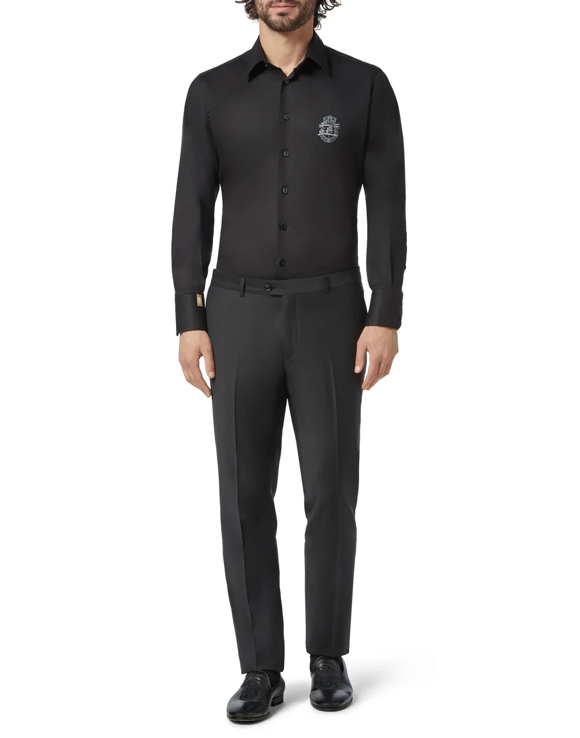 Slim Trousers Elegant, цвет: Черный