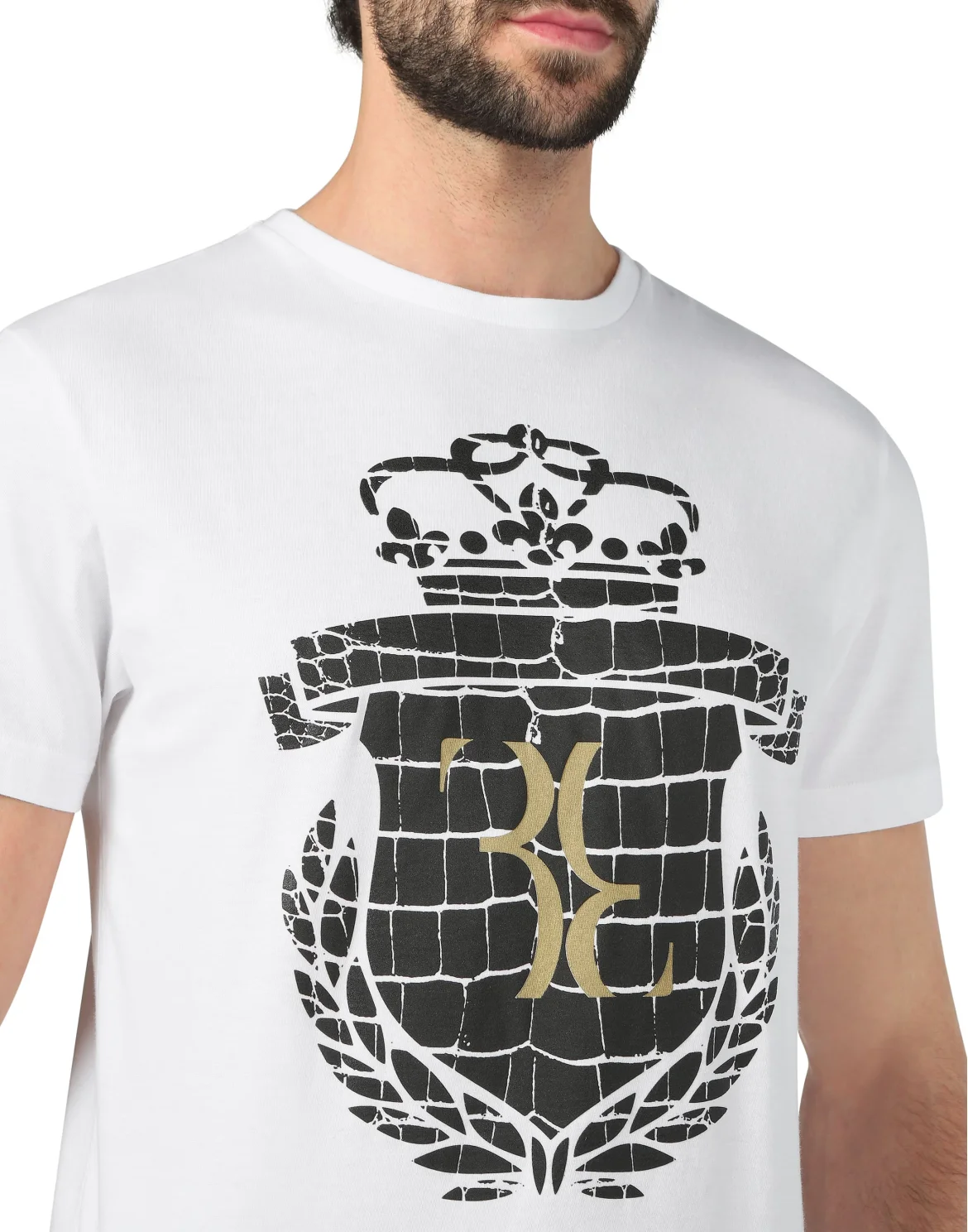 T-shirt Round Neck SS Crest, цвет: Белый