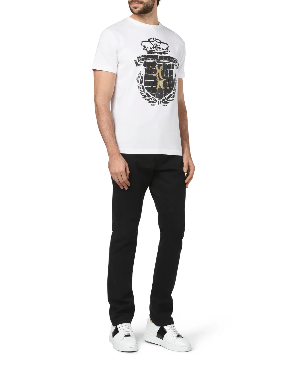 T-shirt Round Neck SS Crest, цвет: Белый