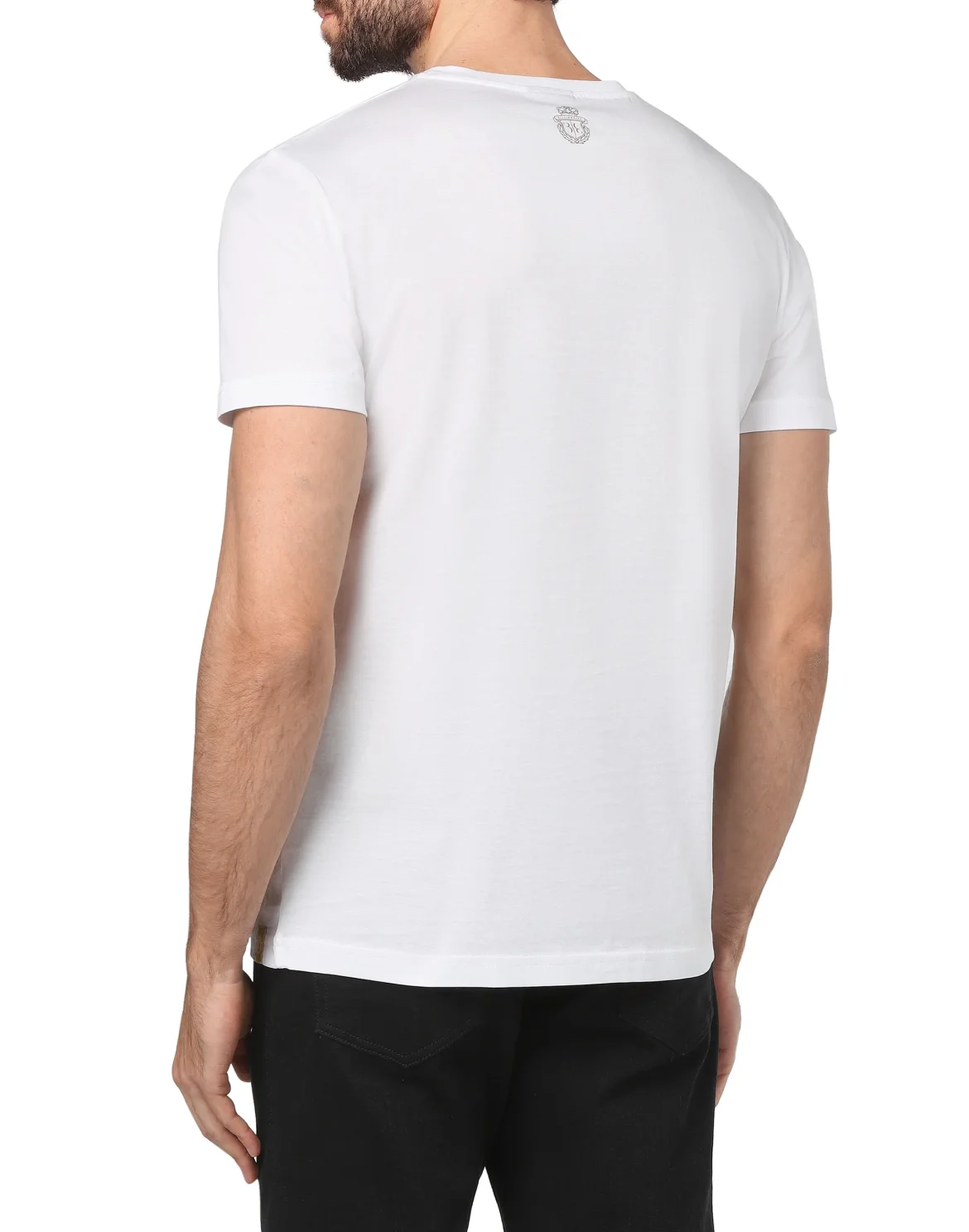 T-shirt Round Neck SS Double Lion, цвет: Белый