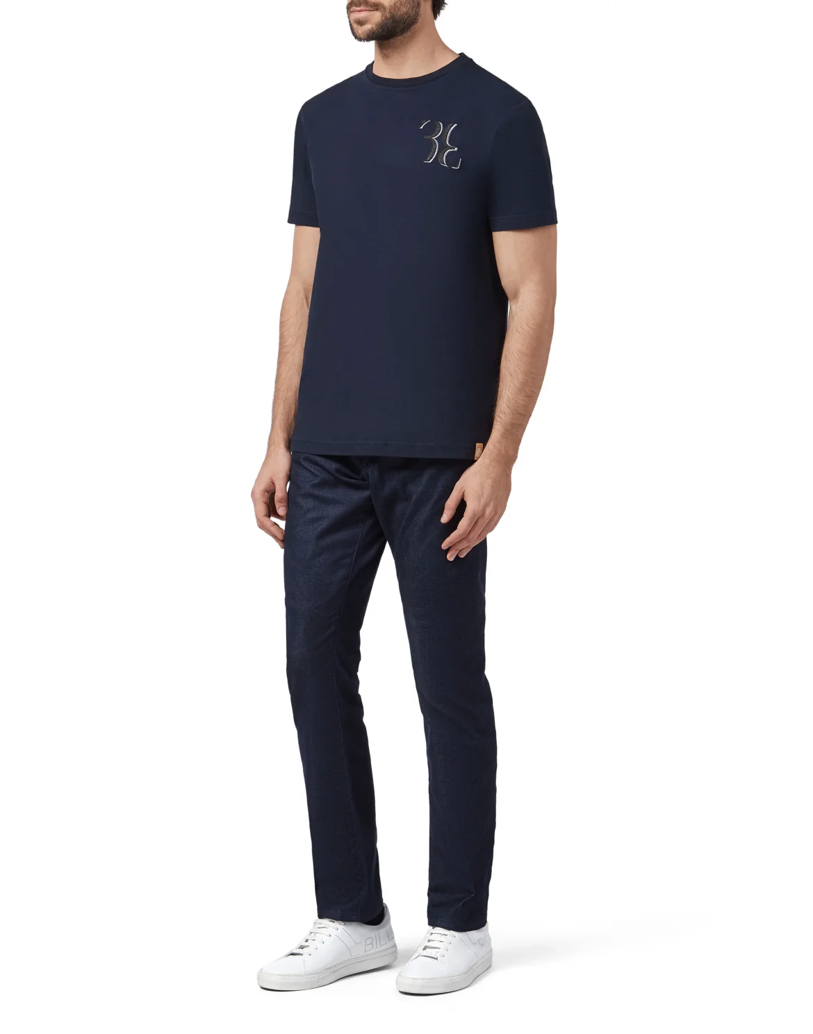 T-shirt Round Neck SS Double B, цвет: Синий