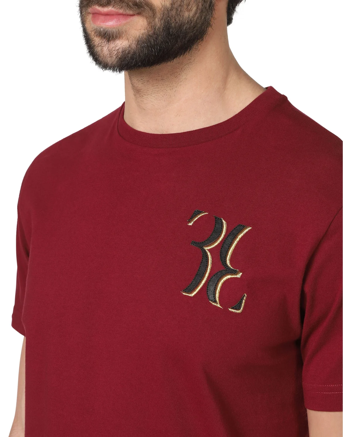 T-shirt Round Neck SS Double B, цвет: Красный