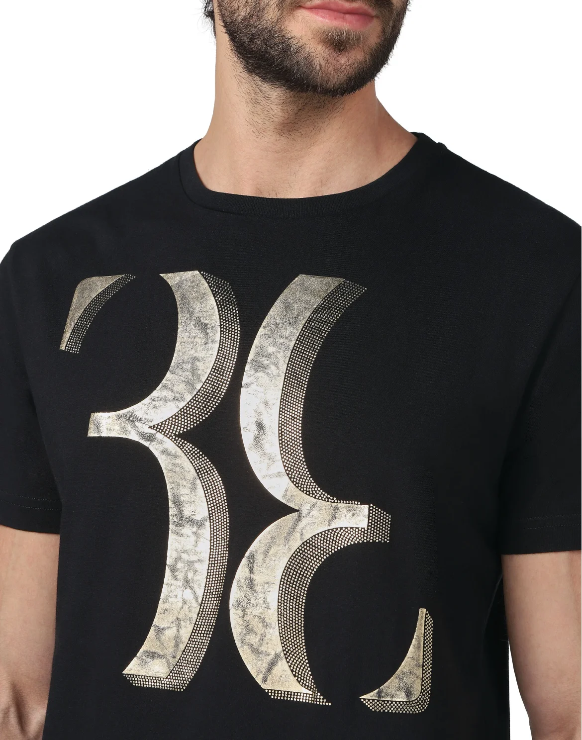 T-shirt Round Neck SS Double B, цвет: Черный