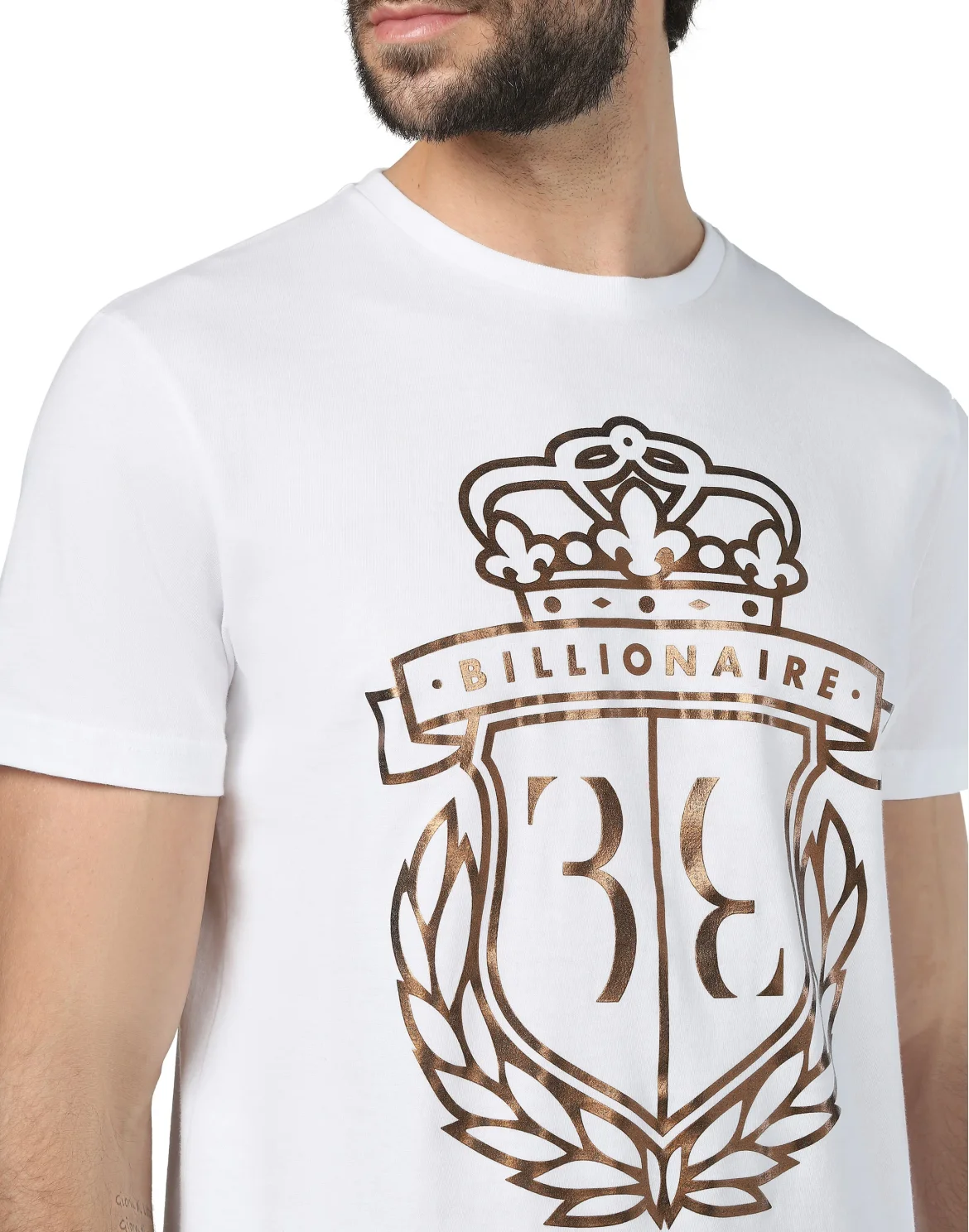 T-shirt Round Neck SS Crest, цвет: Белый