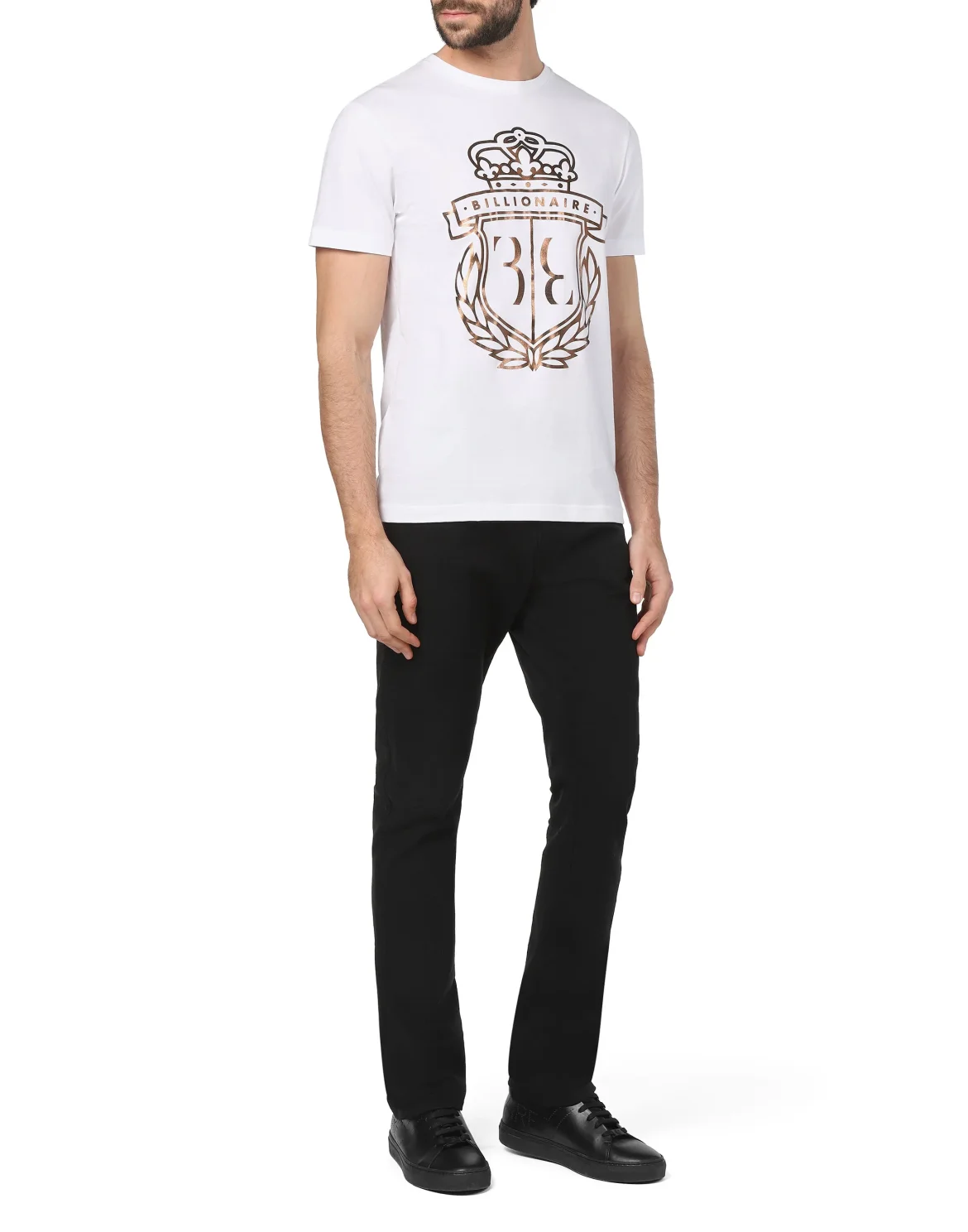 T-shirt Round Neck SS Crest, цвет: Белый