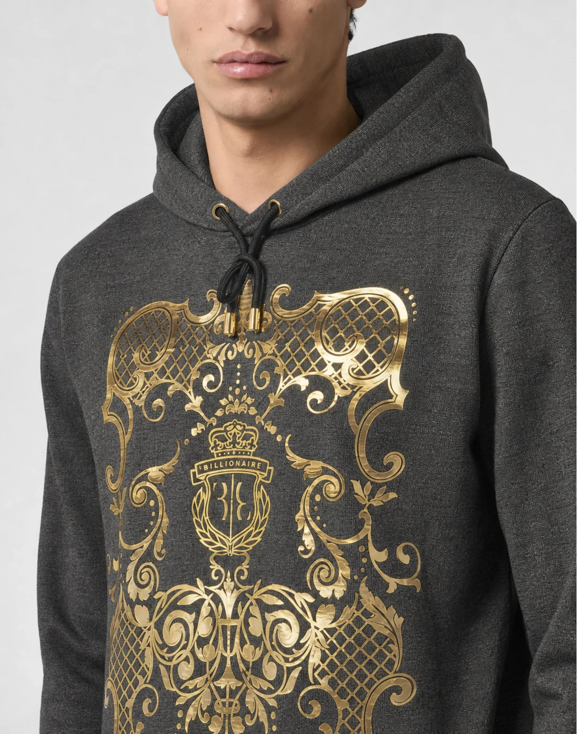 Hoodie sweatshirt Baroque, цвет: Черный