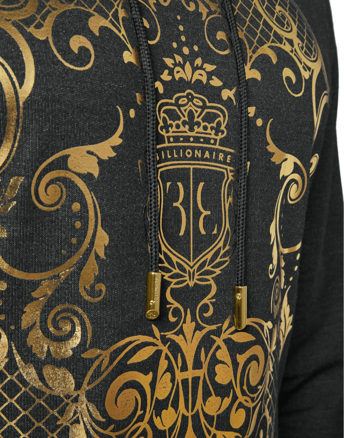 Hoodie sweatshirt Baroque, цвет: Черный