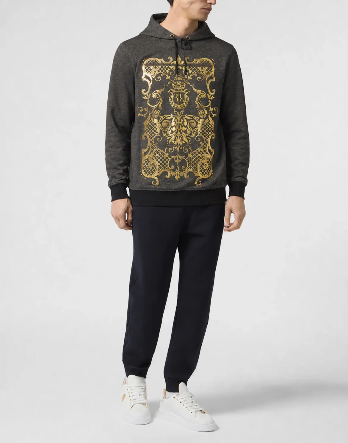 Hoodie sweatshirt Baroque, цвет: Черный