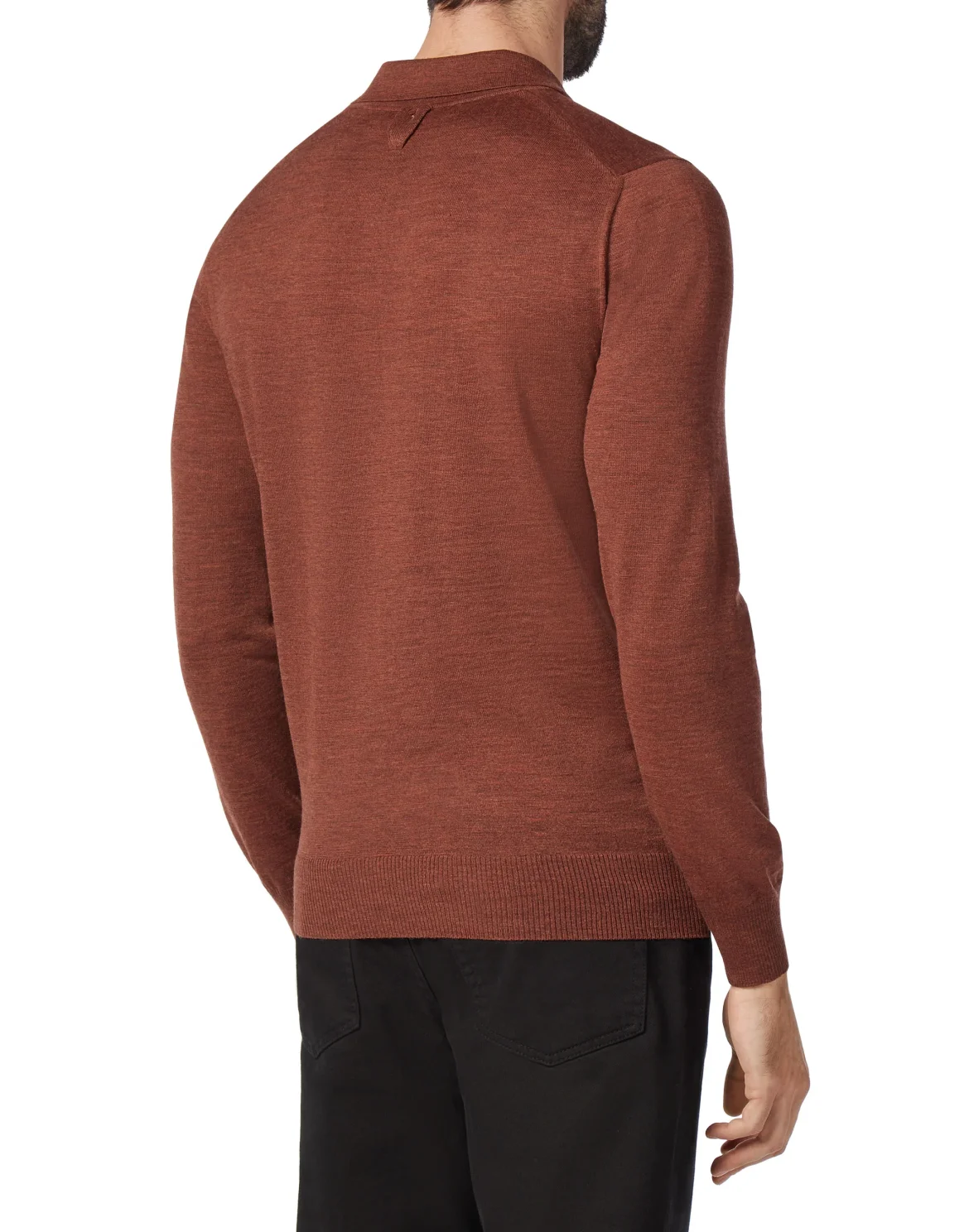 Pullover zip mock Crest, цвет: Коричневый