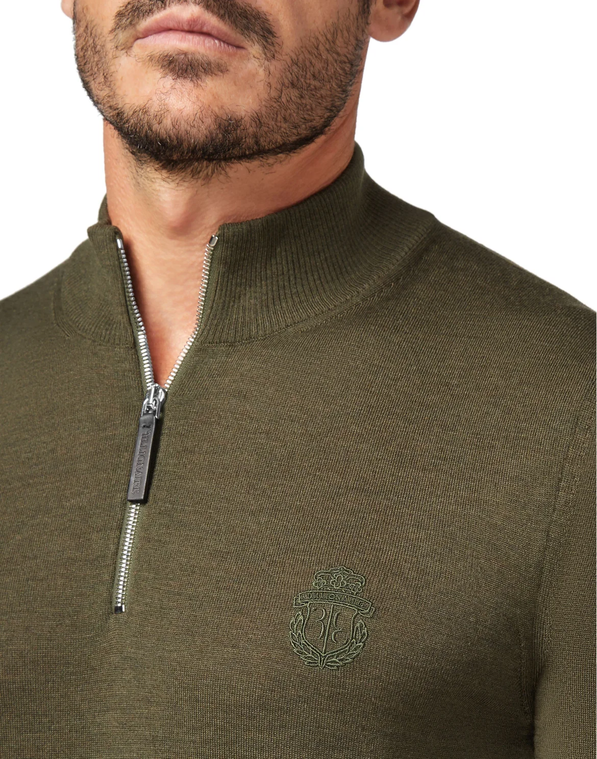 Pullover zip mock Crest, цвет: Камуфляж
