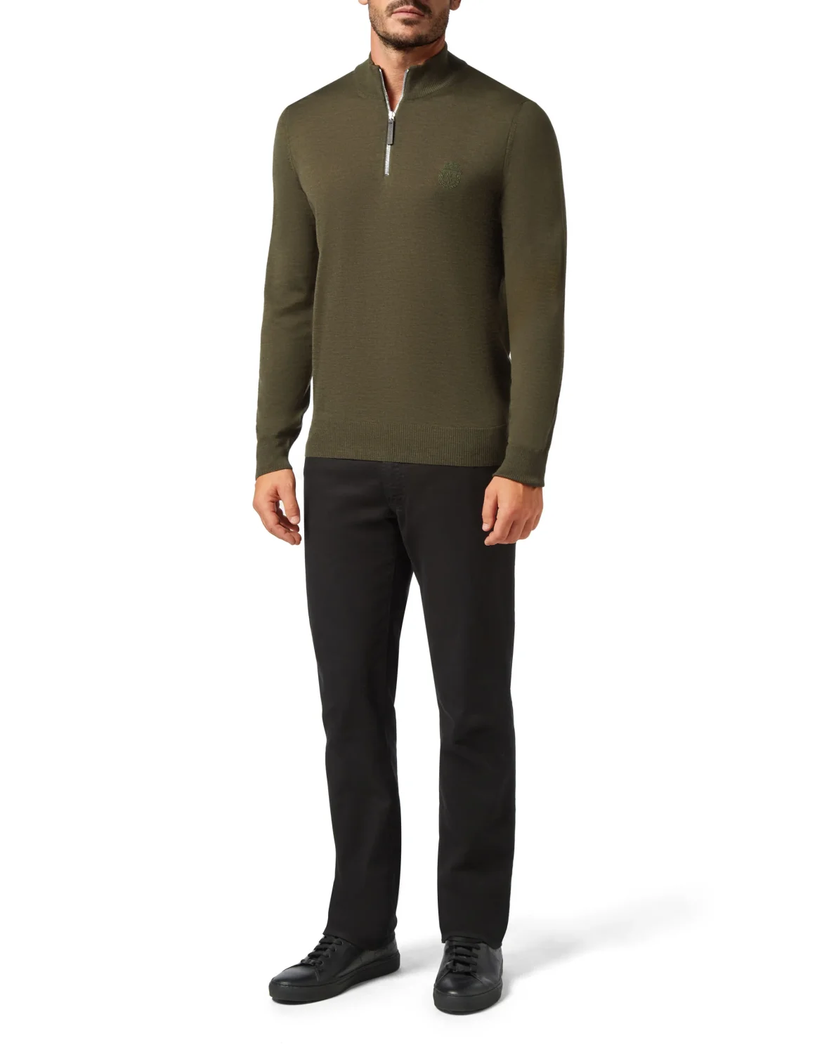Pullover zip mock Crest, цвет: Камуфляж
