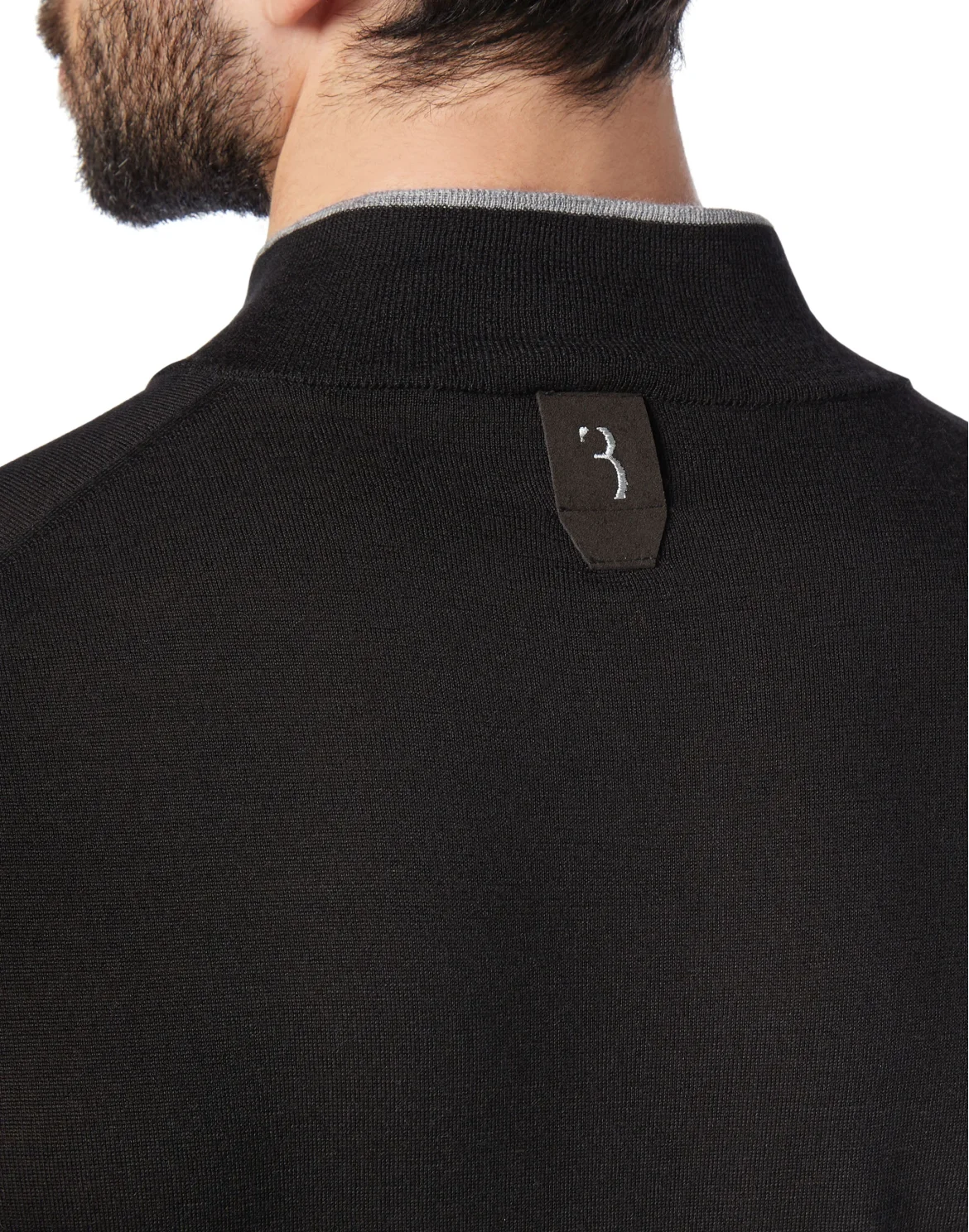 Pullover full zip Crest, цвет: Черный