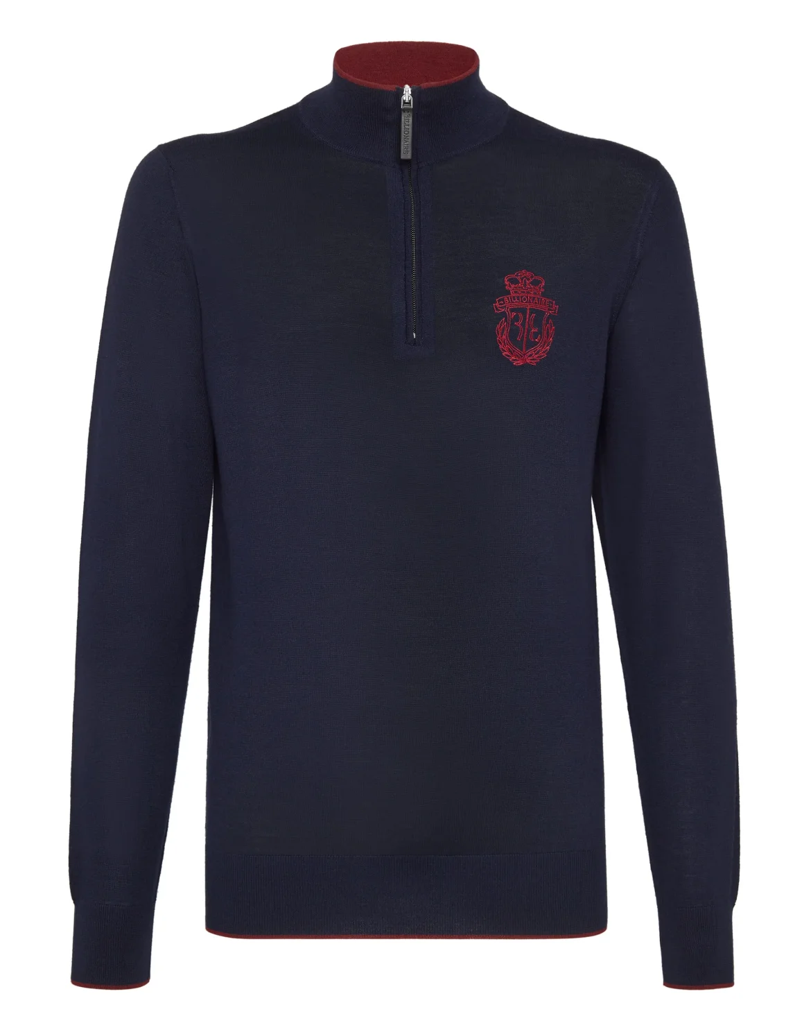 Pullover zip mock Crest, цвет: Синий