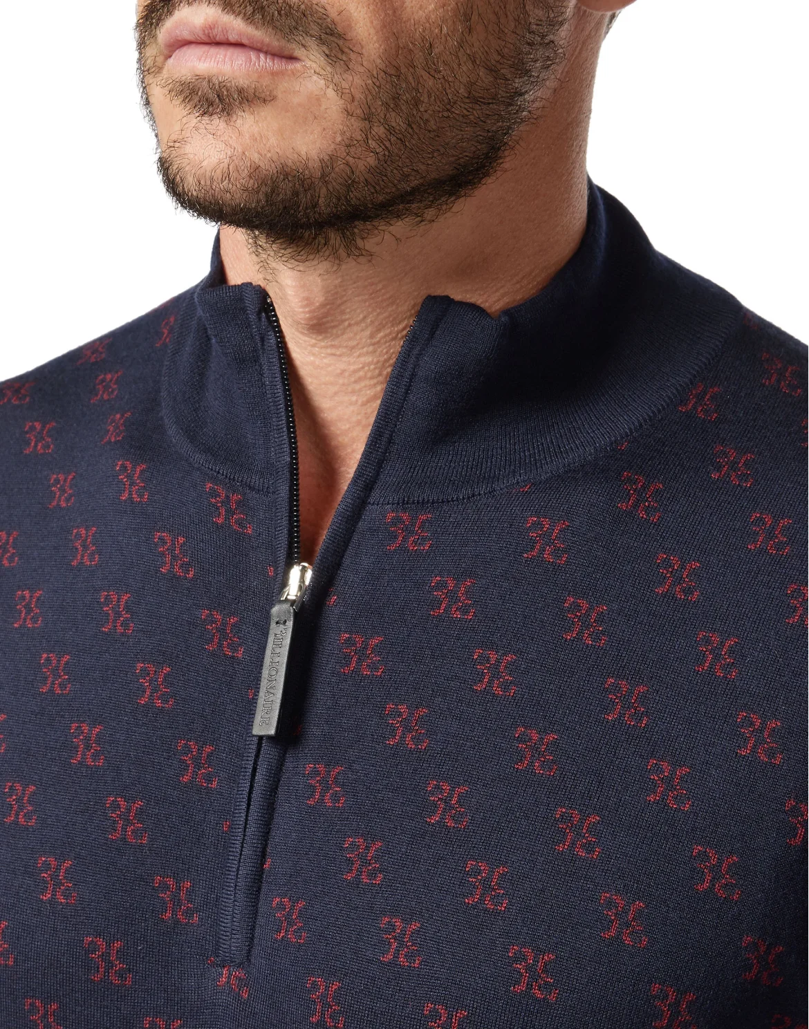 Pullover zip mock Double B, цвет: Синий