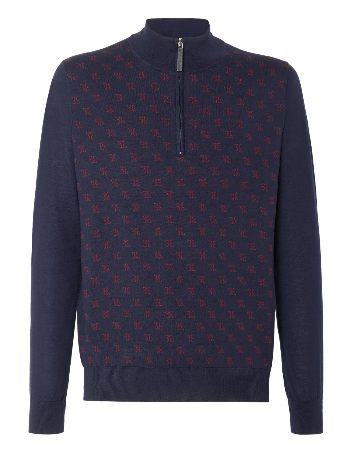 Pullover zip mock Double B, цвет: Синий
