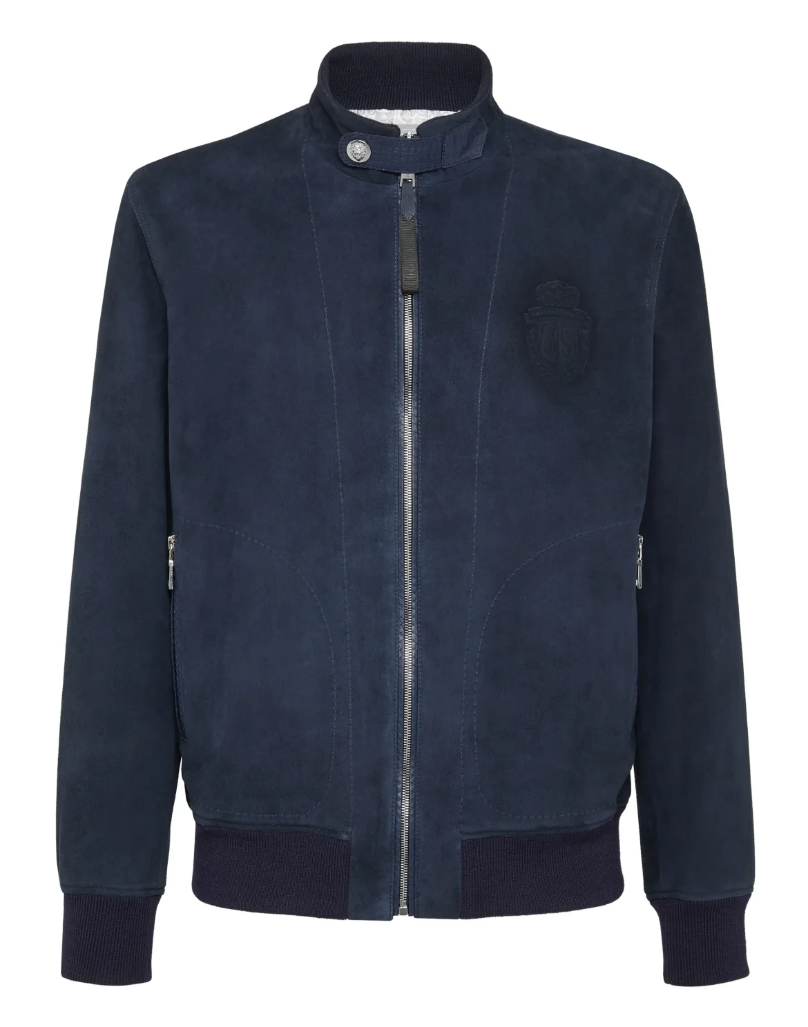 Leather Bomber Luxury, цвет: Голубой