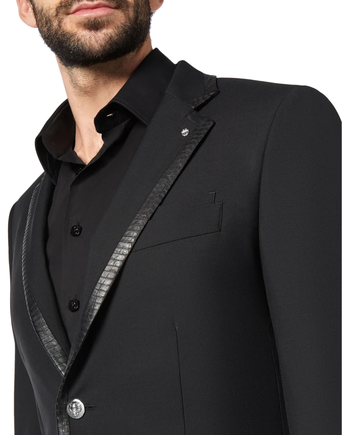 Blazer Tailored Fit Luxury, цвет: Черный