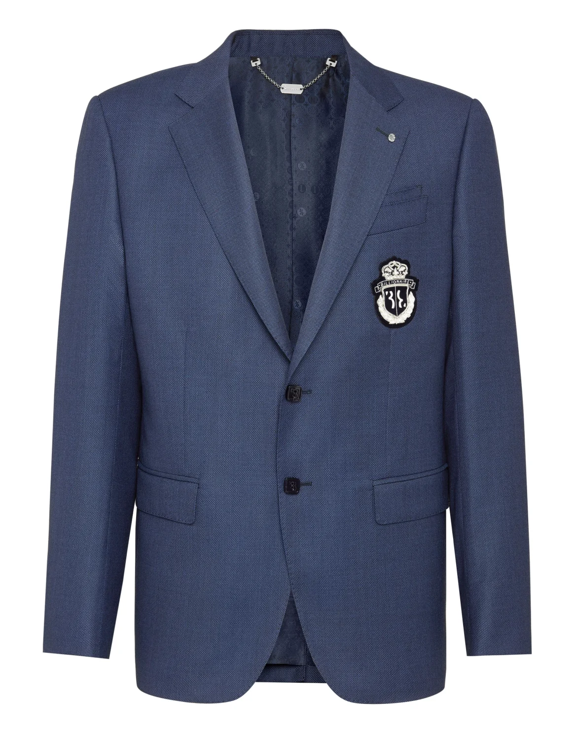 Blazer Super Slim Fit Crest, цвет: Синий