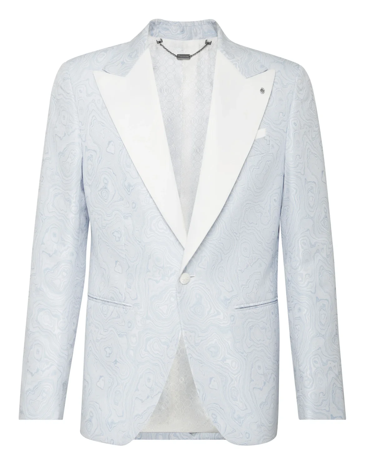 Blazer Super Slim Fit Marbled, цвет: Голубой