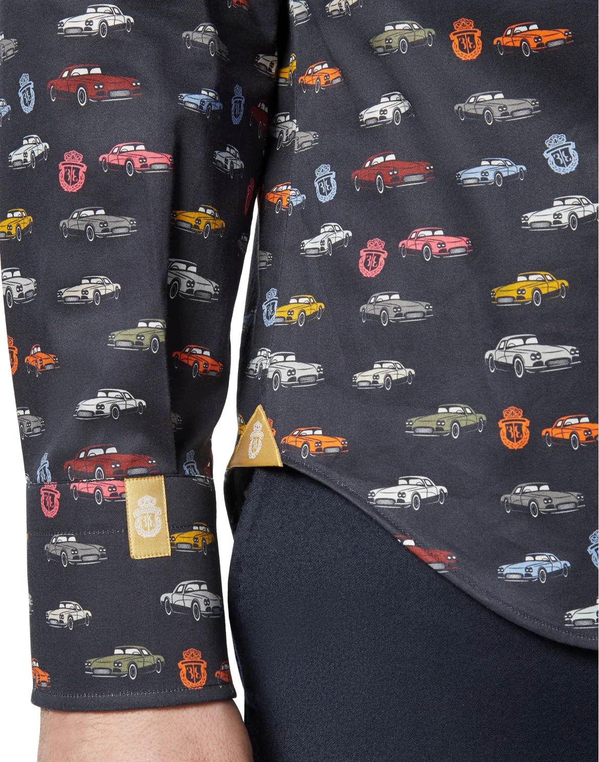 Shirt Silver Cut LS/Milano Cars Racing, цвет: Черный