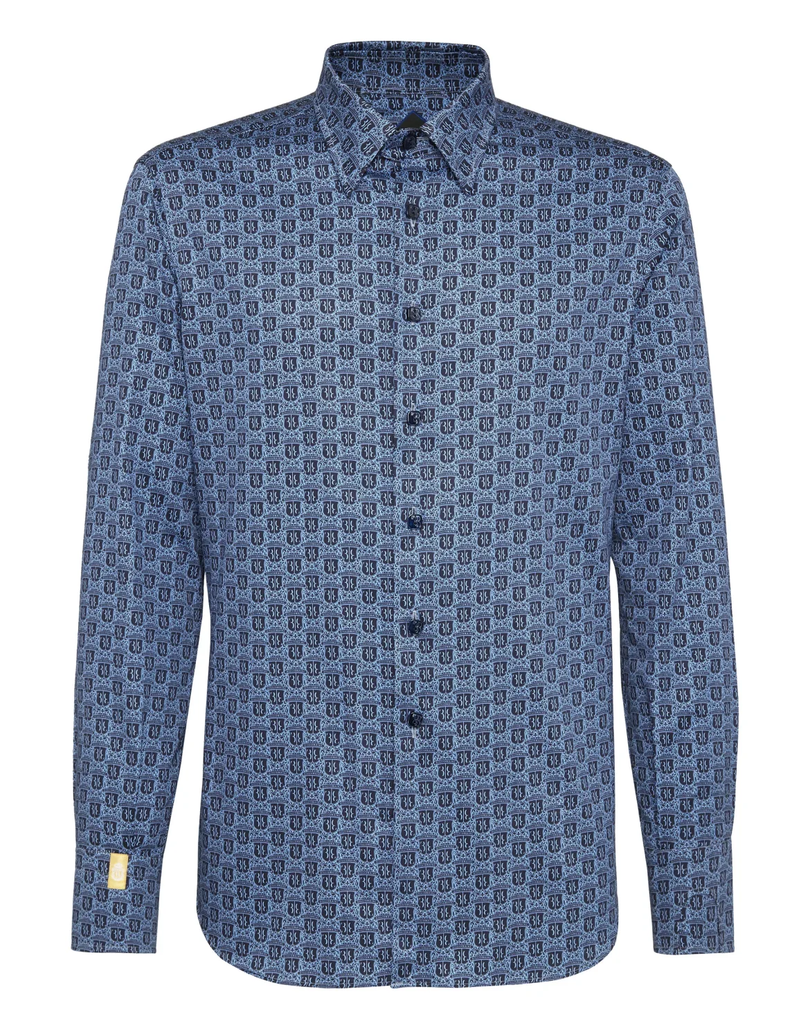 Shirt Silver Cut LS/Milano Crest, цвет: Синий
