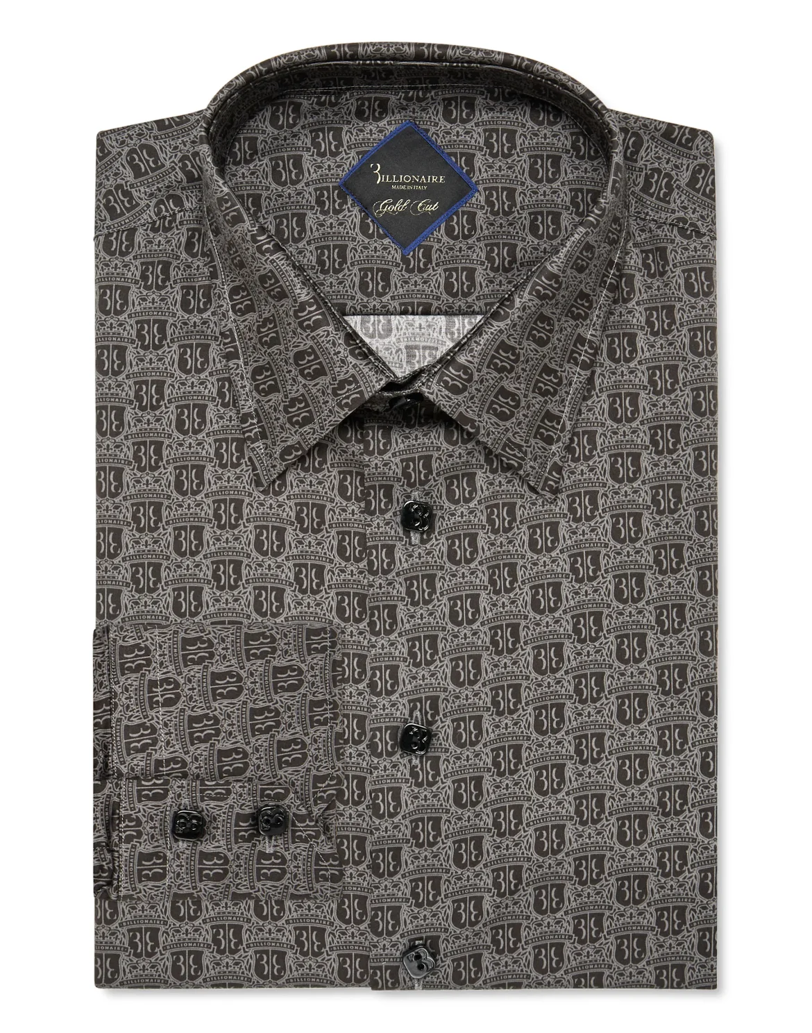 Shirt Gold Cut LS/Milano Crest, цвет: Черный