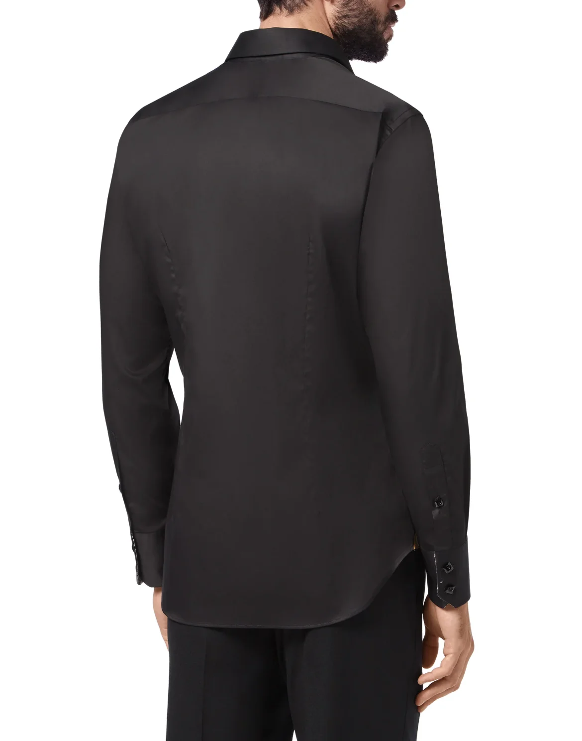 Shirt Silver Cut LS/Milano Paisley, цвет: Черный