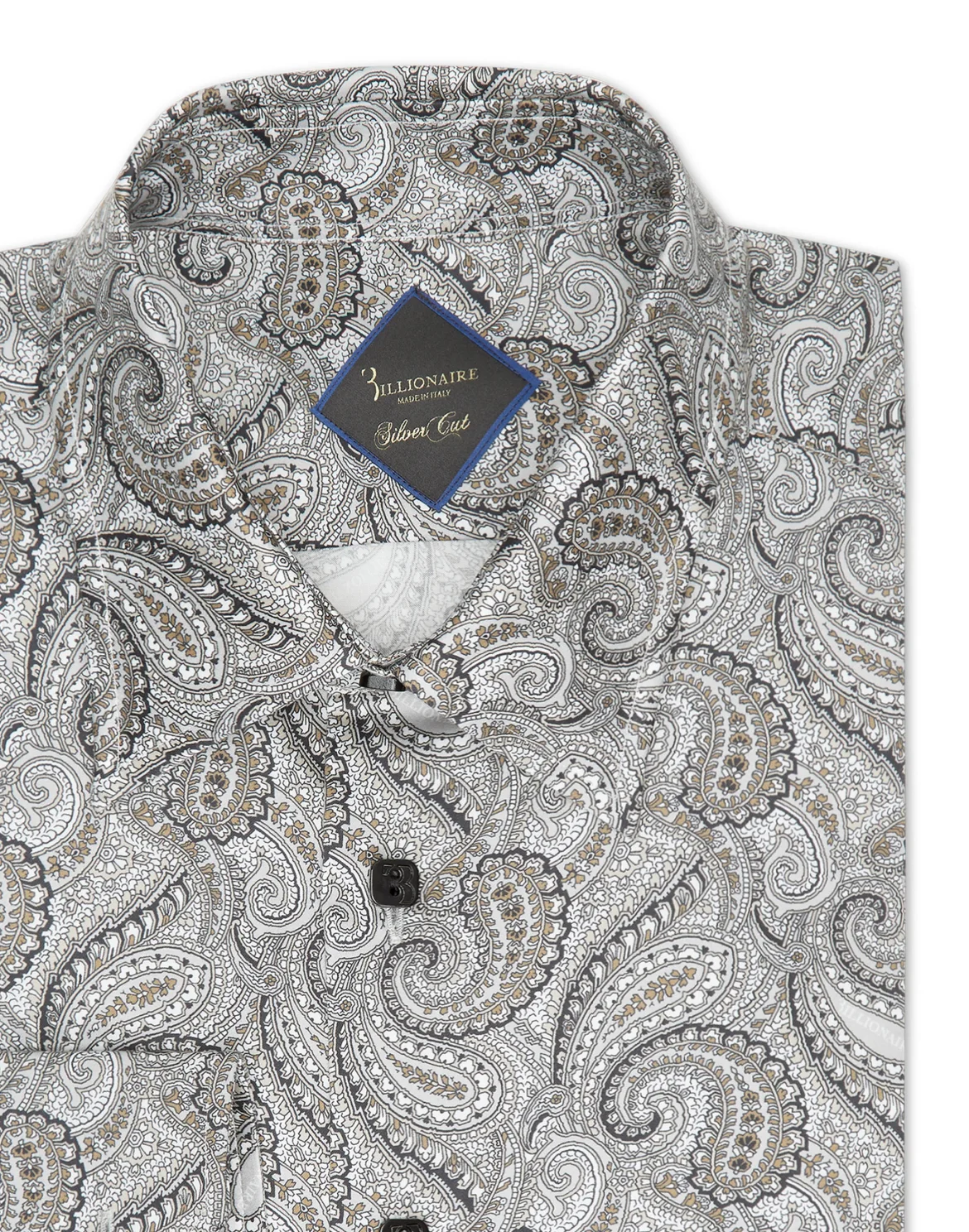 Shirt Silver Cut LS/Milano Paisley, цвет: Бежевый