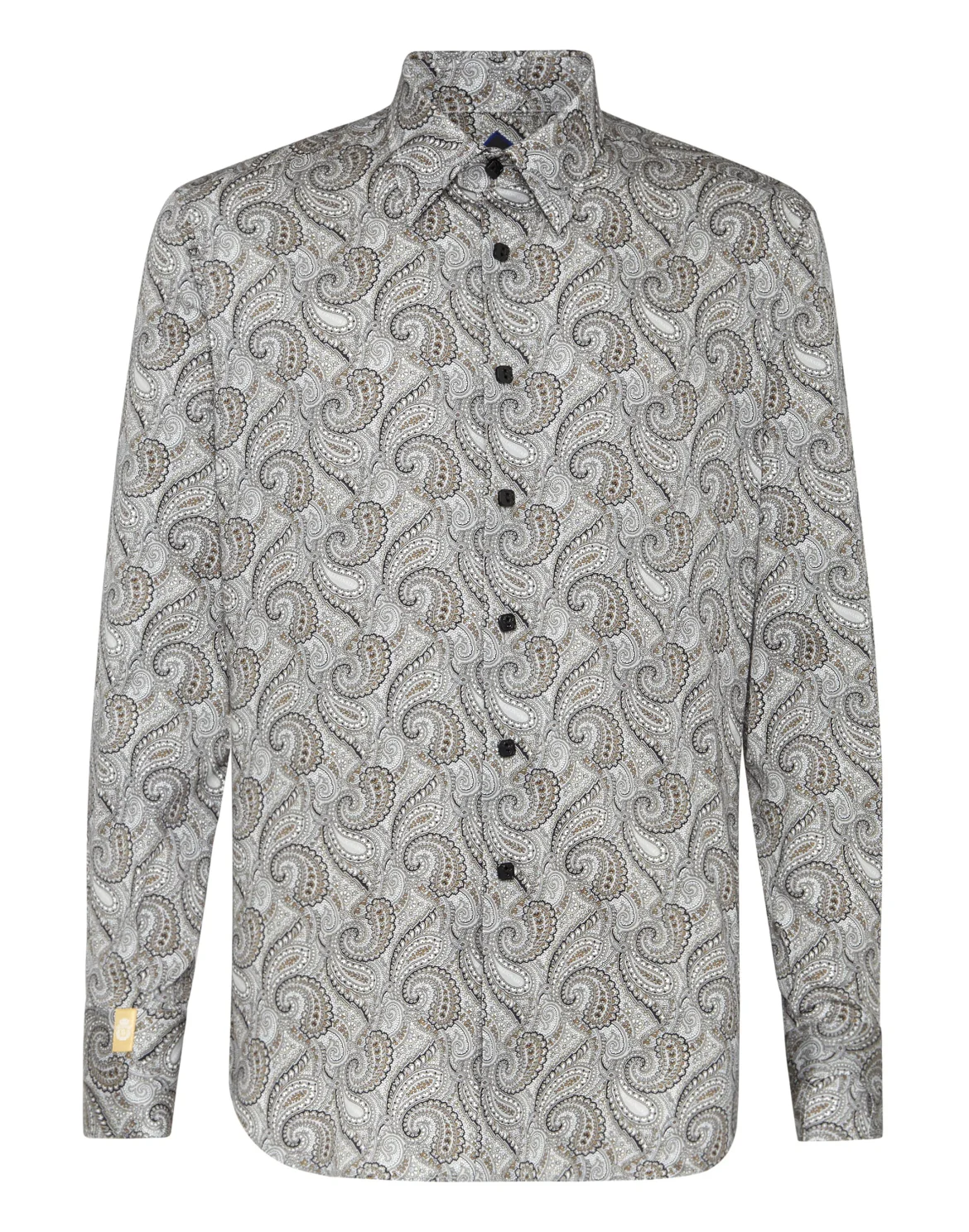 Shirt Silver Cut LS/Milano Paisley, цвет: Бежевый