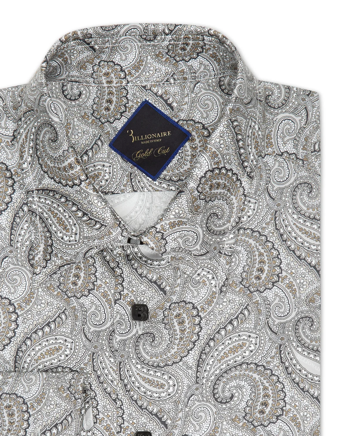 Shirt Gold Cut LS/Milano Paisley, цвет: Бежевый