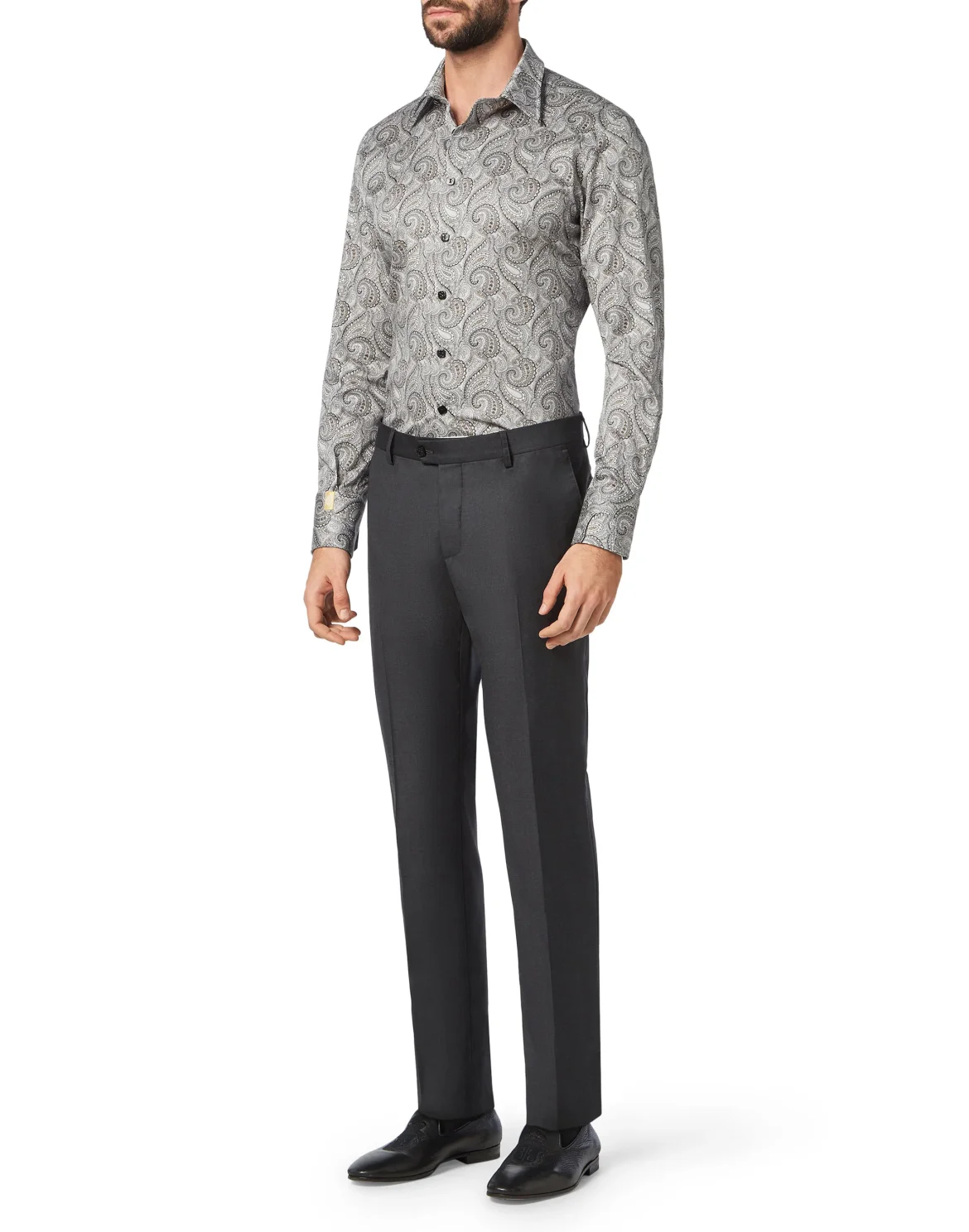 Shirt Gold Cut LS/Milano Paisley, цвет: Бежевый