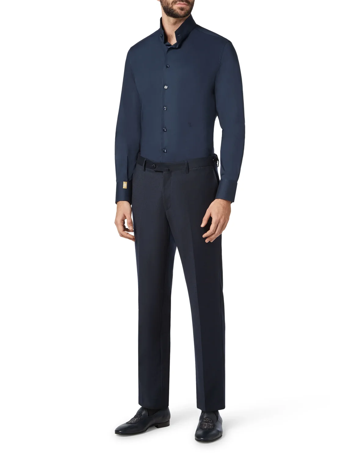Shirt Silver Cut LS Double B, цвет: Синий