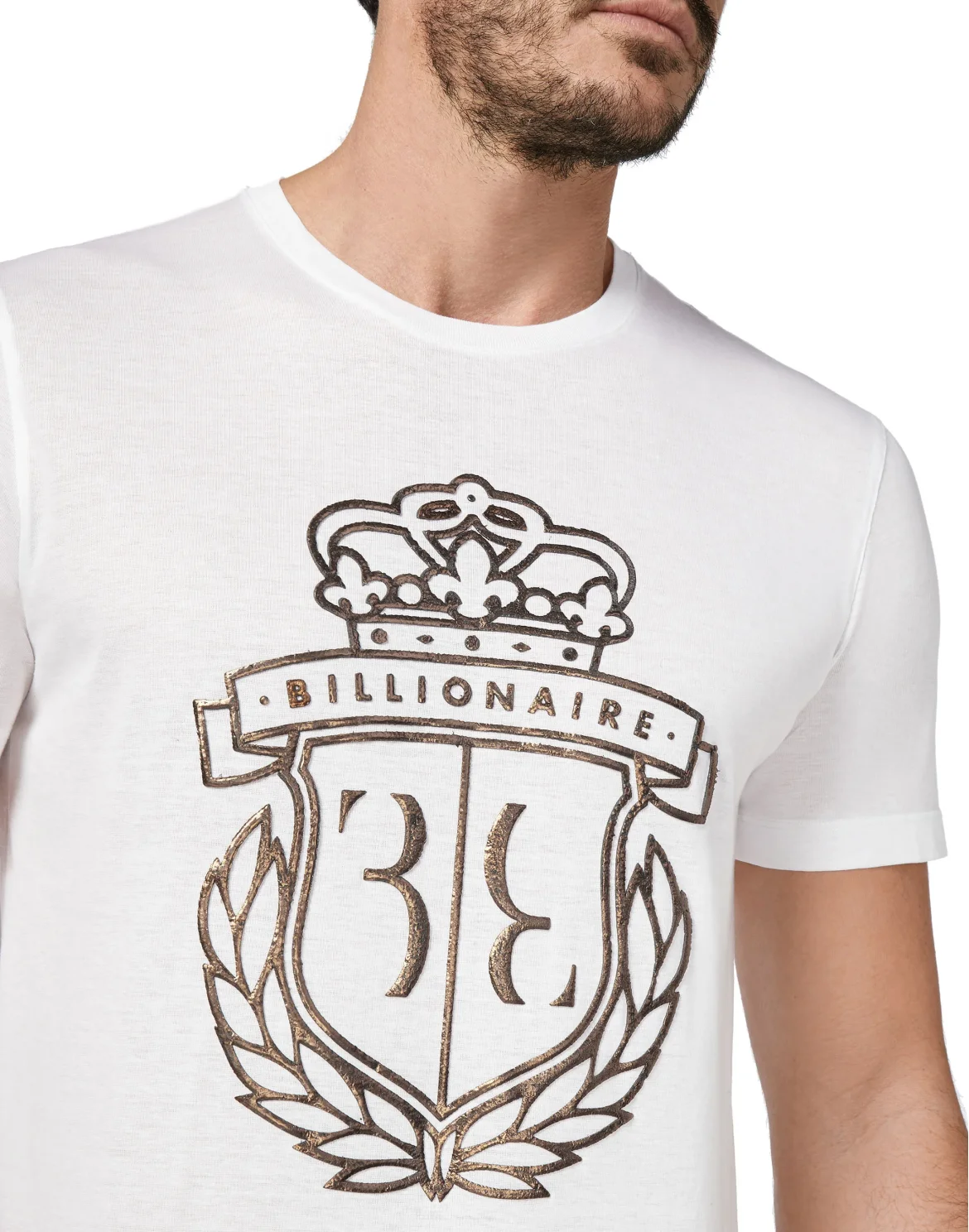T-shirt Round Neck SS Crest, цвет: Белый