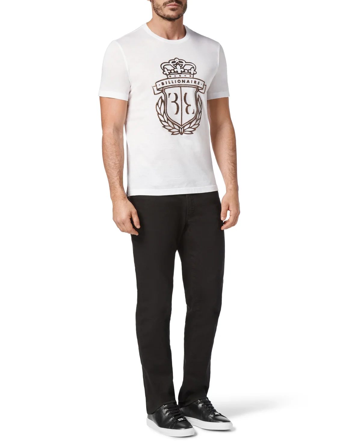 T-shirt Round Neck SS Crest, цвет: Белый