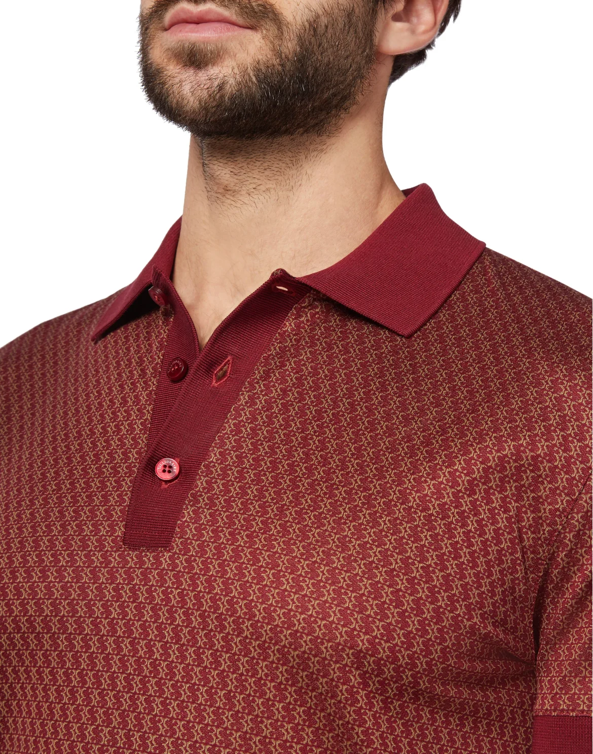 Polo shirt SS All over BB, цвет: Красный